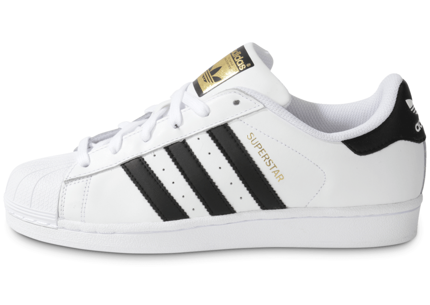 adidas superstar blanc noir