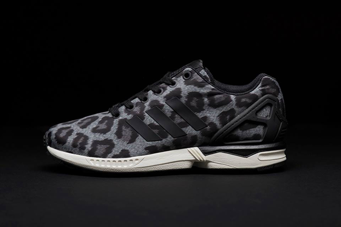 adidas zx flux leopard gris