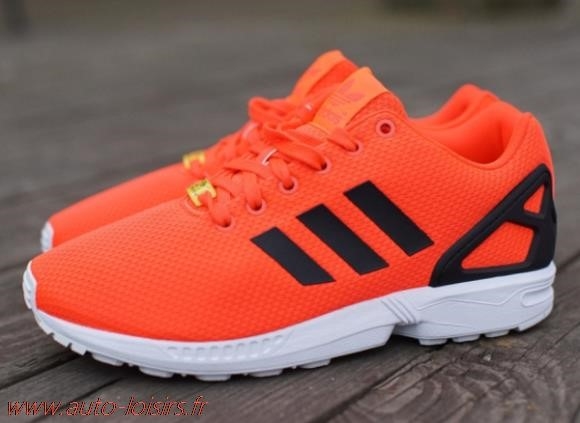 adidas zx flux orange fluo